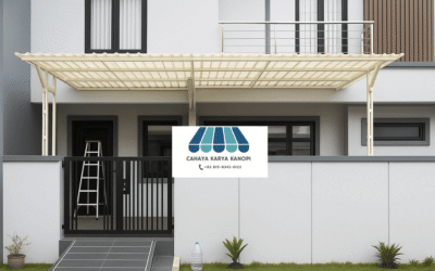 Kanopi Alderon Rangka Stainless: Elegan & Tahan Lama