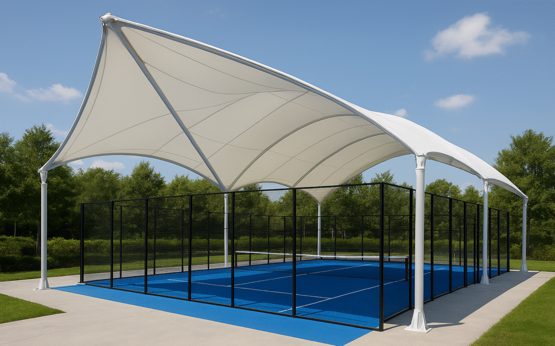 Tenda Membrane Lapangan Padel: Solusi Atap Modern untuk Arena Olahraga