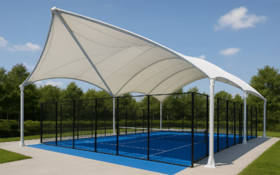 Tenda Membrane Lapangan Padel: Solusi Atap Modern untuk Arena Olahraga