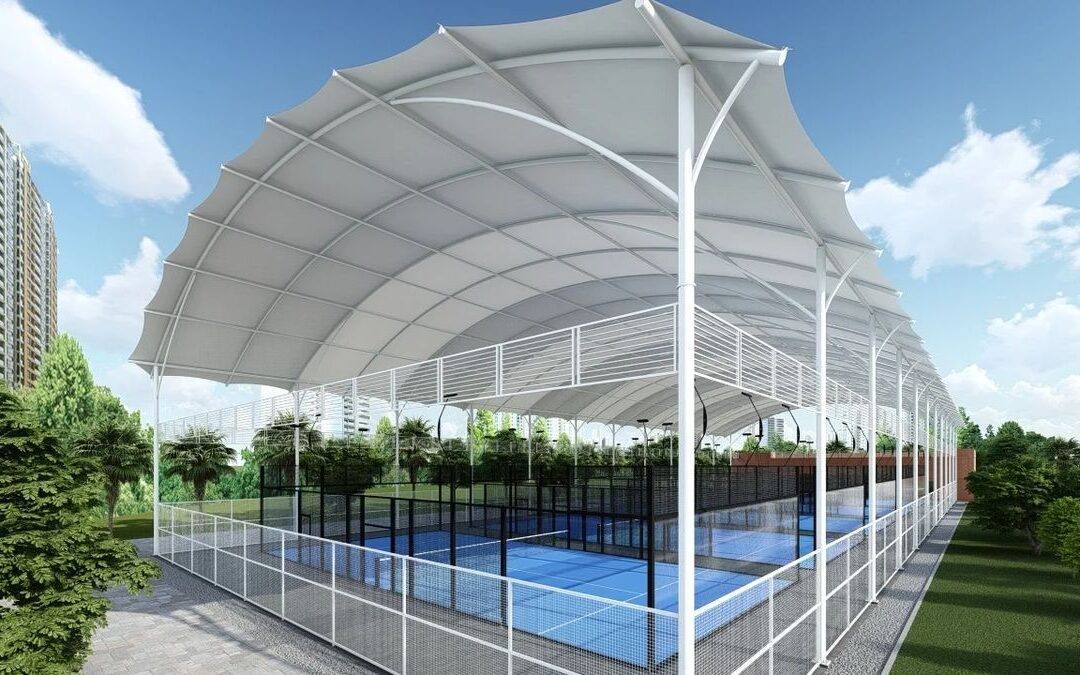 Tenda Membran untuk Lapangan Padel: Solusi Atap Modern yang Nyaman dan Estetis