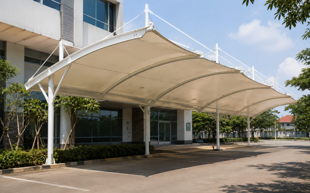Tenda Membran untuk Area Parkir: Nyaman dan Tahan Cuaca